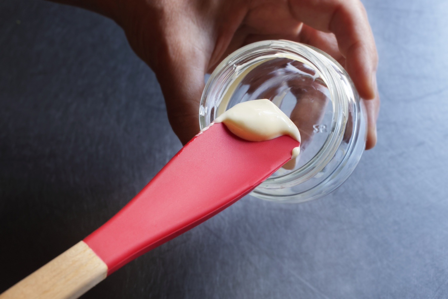 ラバーゼ　シリコーンヘラ　スリム　ホワイト