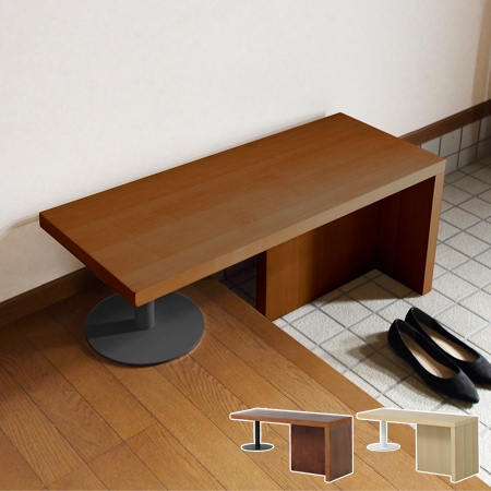 4070シリーズ】框のせ玄関ベンチ（幅90cm）｜RSP-GB2｜身体をスライド