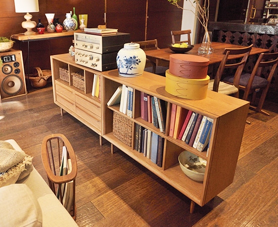 ティモ オープンシェルフ｜TIM-34｜オープン収納｜収納家具｜ラック