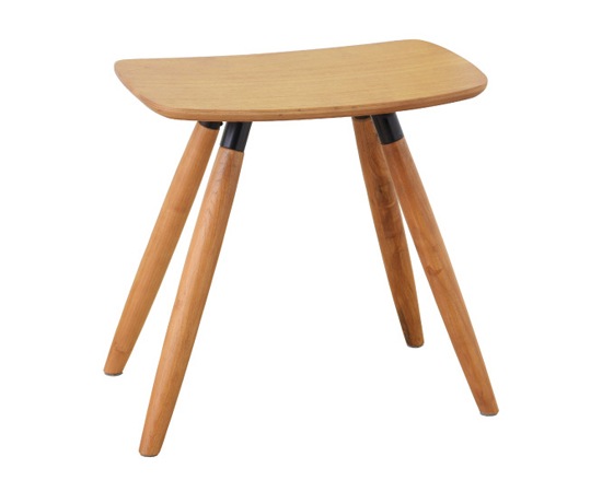 カーブウッドスツール 家具 什器 椅子 スツール 家具 照明 店舗向け什器 インテリアの通販 Hapsent