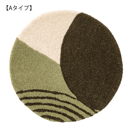 タフティングシートクッション｜FAB-013｜絵柄を立体的に表現できる