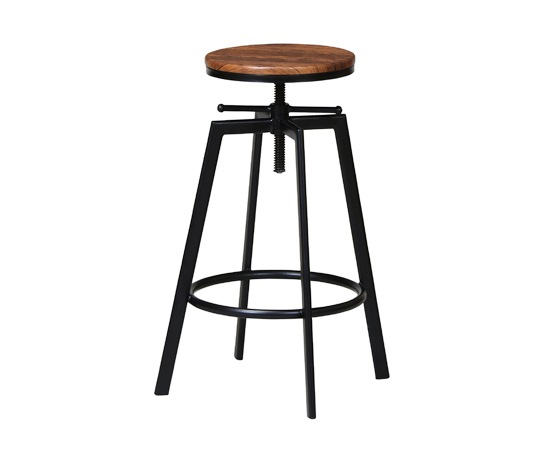 Like Vintage】 ハイスツール｜カフェ風｜ダークブラウン