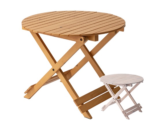 木製アウトドアフォールディングテーブル L 木製アウトドア