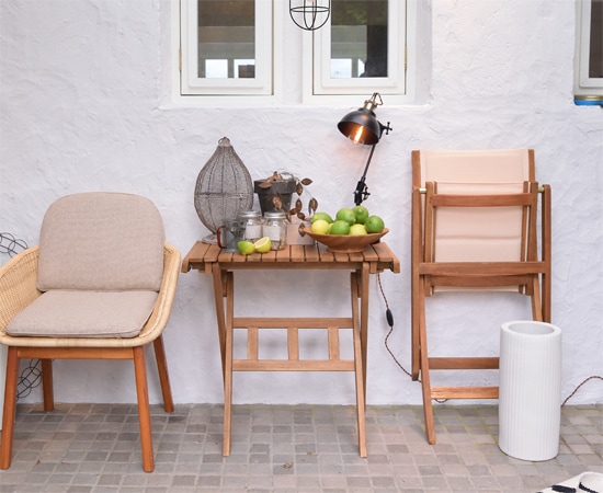 ロールトップハイテーブルS｜ウッドテーブル｜机｜アウトドア