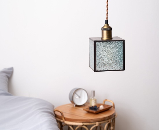 ステンドグラスペンダントライト（スクエア）｜LHT-310｜レトロな