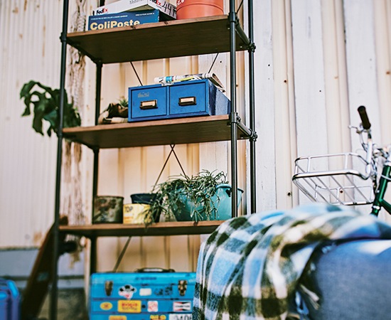 パイプフレームシェルフ｜WPS-343｜インダストリアル｜無骨｜ガス管風