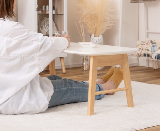 タップ フォールディングローテーブル｜TAP-004WH｜ローテーブル