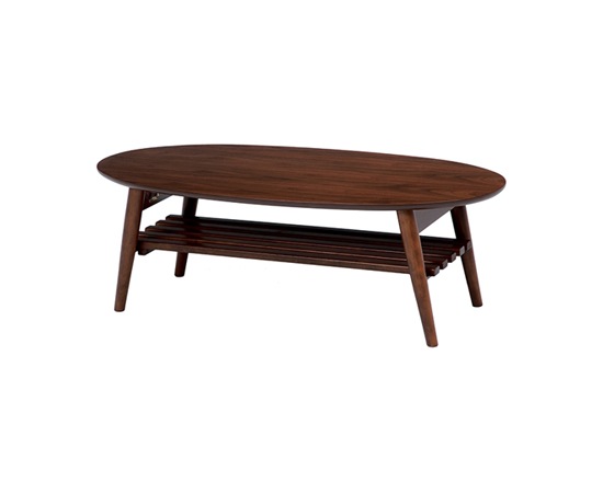 ウッドセンターテーブル（オーバル）｜定番の楕円型センターテーブル