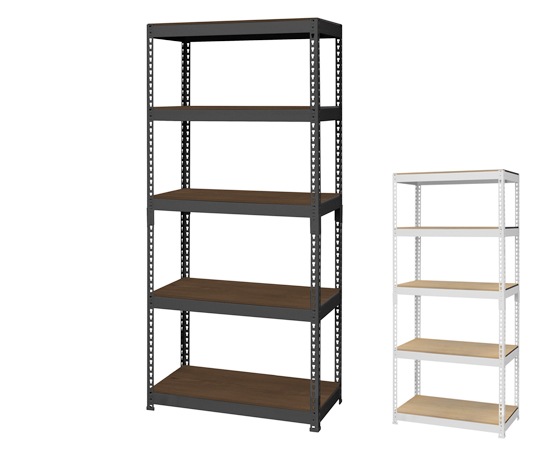 メタル＆ウッドラックシリーズ　シェルフ5段（幅810mm）