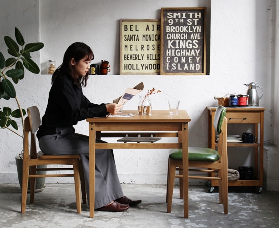 ラシック】ダイニングテーブル750｜幅75cm｜北欧風｜ワークテーブル