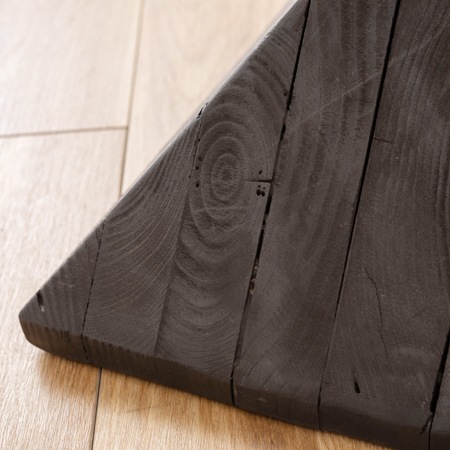 トライル サイドテーブル（Aタイプ）｜HIT-130｜ブラックカラーの