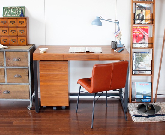 ウォールナットデスク（W1200）｜T-2314BR/｜デスク｜机