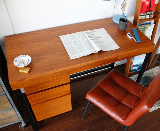 ウォールナットデスク（W1200）｜T-2314BR/｜デスク｜机