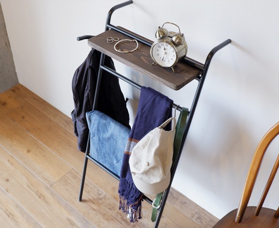 最終値下げ❣️アイアンラダーラック❣️収納バック付き 楽天市場】アイアン ラダーラック ラダーシェルフ ラダー