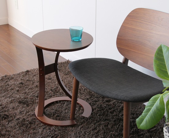 ロータスサイドテーブル｜ILT-2987｜化粧板｜積層合板｜天然木