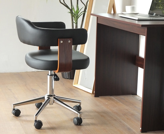 曲げ木レザーオフィスチェア ウィズ｜WTG-257｜デスクチェア