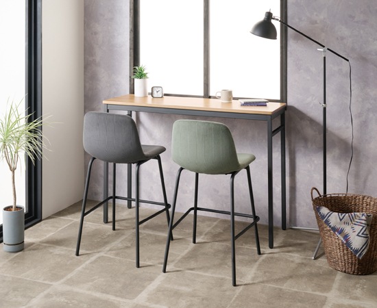 ノアル】ハイチェア｜NOAL-CF2｜インダストリアル｜無骨｜カッコ良い