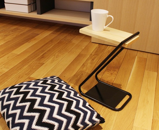 アイアンレッグサイドテーブルLOW｜ILST-L｜机｜ソファ横｜ベッド横