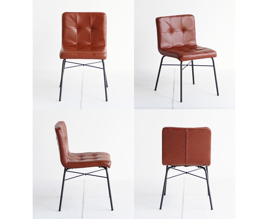 アンセム】チェア（anthem chair）｜合成皮革の張地｜高級感｜無骨