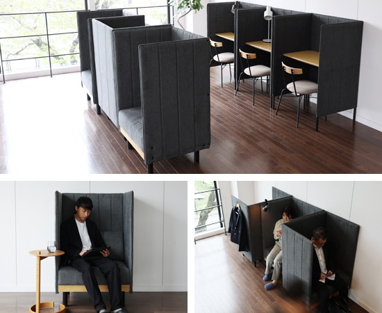 ブースソファ｜OFS-3635GY｜OFS-3636GY｜プライベート空間｜簡易｜個室