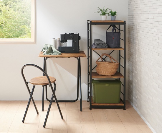 LV】フォールディングテーブルセット｜テーブル・チェアセット｜幅