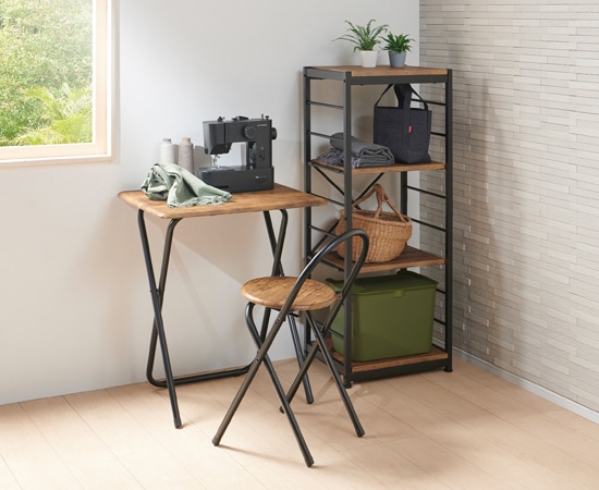 LV】フォールディングテーブルセット｜テーブル・チェアセット｜幅