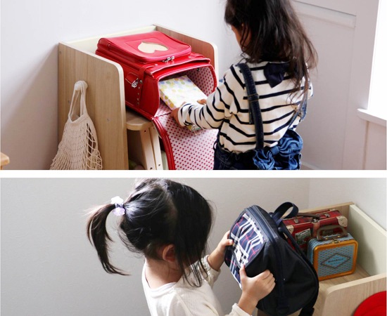 ステラ キッズスクールバッグラック スリム｜ILR-3421NA｜子供用