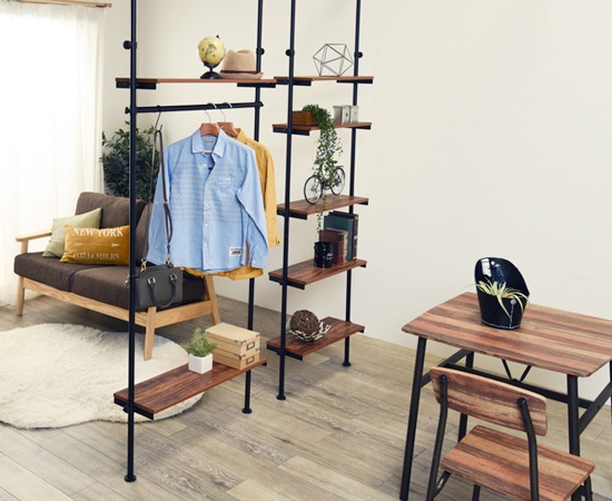 突っ張りラック｜KTR-3155｜KTR-3156｜突っ張り棒｜幅70cm｜幅90cm