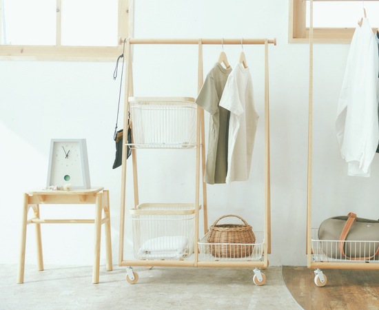 リヴ キャリーバスケットハンガーR｜LIVCR3｜バスケット付き｜カゴ