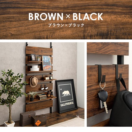 ❤️大人気❤️ 壁面収納 突っ張り ウォールラック 突っ張り棚 ブラウン 突っ張りラック 壁面 収納 棚 ウォールラック つっぱり収納