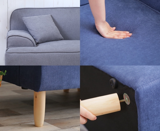 人気商品】Marsh 3人掛けソファ