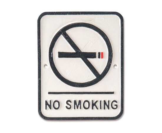 アイアンプレート（no smoking）｜63418｜アイアンサインプレーと