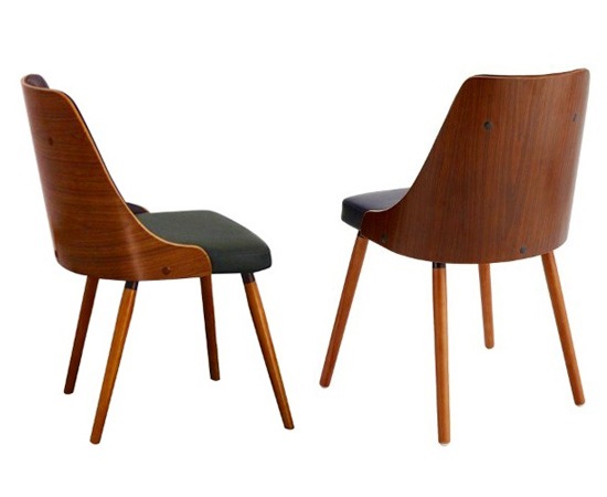 CC-05 カジュアルチェア ブラック カジュアル デザインチェア ブラック 家庭用 組立式 背もたれウォールナット突板 高級感 レトロ　椅子 イス CC-05 カジュアルチェア ブラック カジュアル デザインチェア ブラック