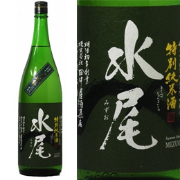 水尾 特別純米酒 金紋錦(きんもんにしき)仕込 1800ml 田中屋酒造