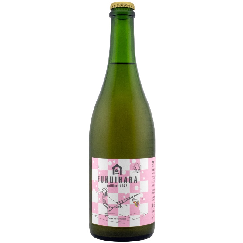 FUKUIHARA petillant fleur de cerisier 2025 ドメーヌ長谷 750ml
