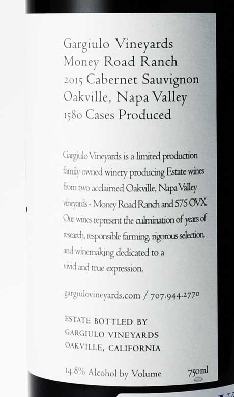 マネーロード・ランチ カベルネ・ソーヴィニヨン 2020