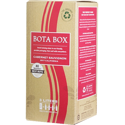 【BOXよりどり4個で送料無料】<br><赤>ボタ カベルネ・ソーヴィニヨン バッグインボックス 3,000ml