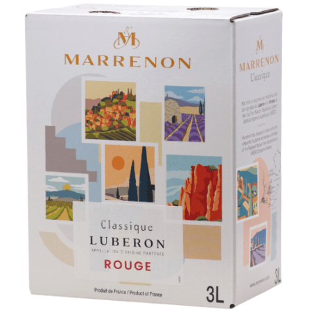 【BOXよりどり4個で送料無料】＜赤＞セリエ・ド・マレノン　スペシャルキュヴェ　AOCコート・デュ・リュベロン　バッグインボックス　3,000ml