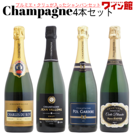 【送料無料】＜第6弾＞ シャンパンセット（泡4本）