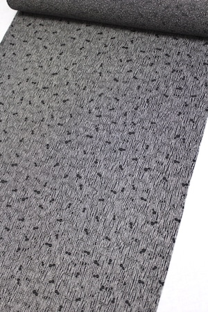 最高級坪金ちりめん両面染め江戸小紋「竹縞に瓢箪/霰」 | すべての商品