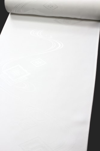 最高級小松ちりめんウォッシャブル白襦袢「流水に菱華紋」 | 販売着物