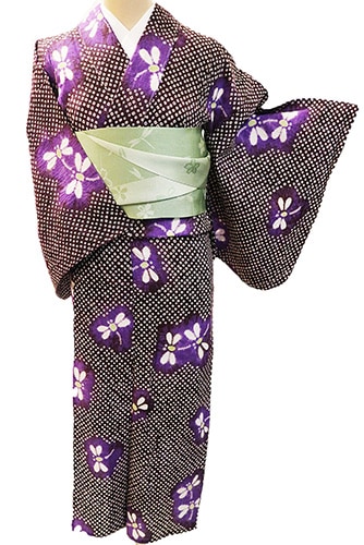 総絞りの浴衣セット　着用、リメイク　いずれも可　絞りの浴衣 総絞りの浴衣セット 着用、リメイク いずれも可 絞りの浴衣 総絞りの