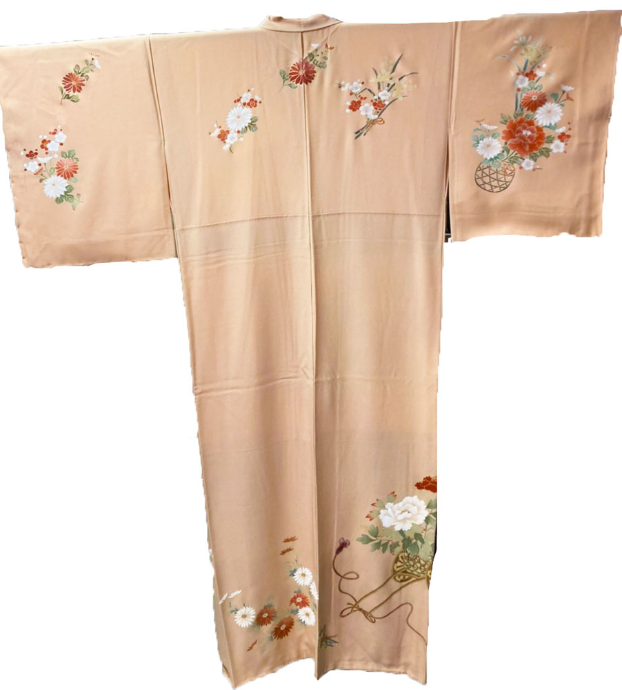 逸品　手描き友禅　色留袖　未仕立て品　未使用品　(訪問着仕立て付き) 000000013633_JMrx7S1.jpg