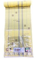 【美品】琉球唐はな織 正絹反物 宮城理枝作 - 優雅で上品な着物生地『匿名発送』 美品】琉球唐はな織 正絹反物 宮城理枝作 - 優雅で上品な着物