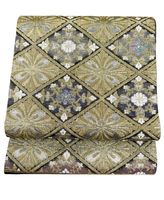 ひ*ん様 ⭐開き名古屋帯⭐正絹⭐ながしま帯⭐ 名古屋帯 - Etsy