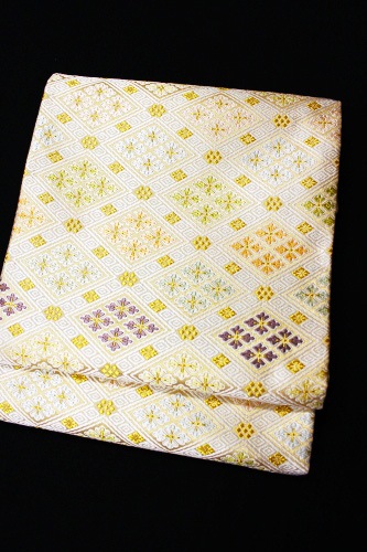 西陣織河合美術織物謹製袋帯「菱に花菱」 | すべての商品 | きもの