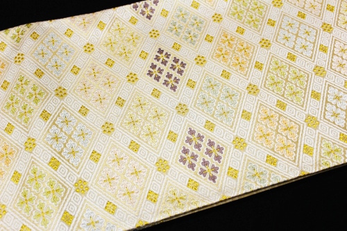 西陣織河合美術織物謹製袋帯「菱に花菱」 | すべての商品 | きもの