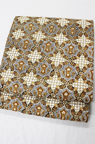 最高級袋帯「相良刺繍 唐花華紋」 | 販売着物商品,袋帯,礼装用袋帯