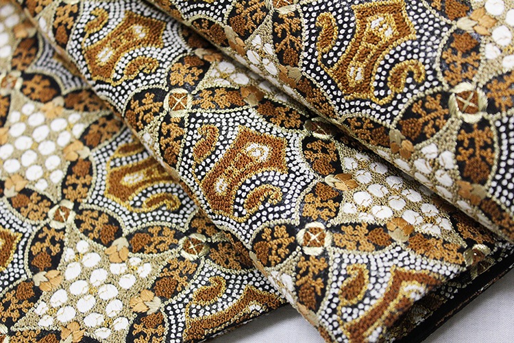 最高級袋帯「相良刺繍 唐花華紋」 | 販売着物商品,袋帯,礼装用袋帯