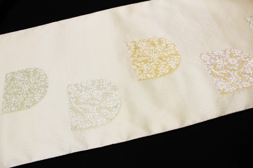 西陣織橋本テル織物謹製九寸名古屋帯「上品小花」 | 販売着物商品